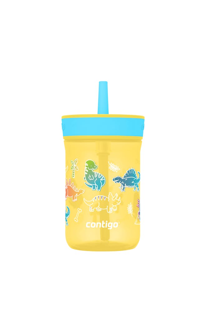 Kids’ Leighton Straw Tumbler with Spill-Proof Leak-Proof Lid, 14oz W2