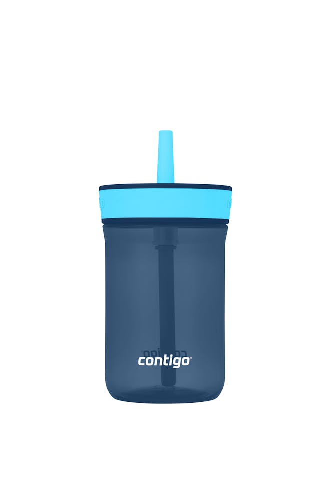 Kids’ Leighton Straw Tumbler with Spill-Proof Leak-Proof Lid, 14oz W2