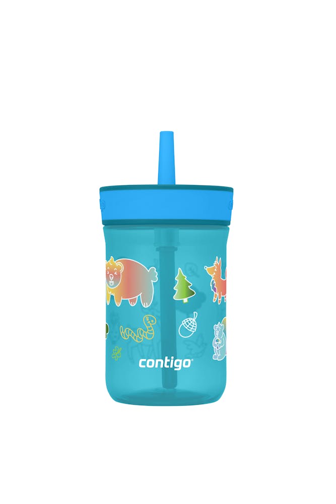 Kids’ Leighton Straw Tumbler with Spill-Proof Leak-Proof Lid, 14oz W2