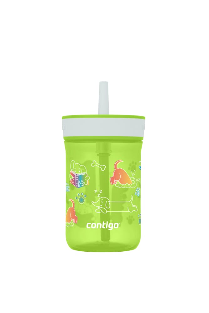 Kids’ Leighton Straw Tumbler with Spill-Proof Leak-Proof Lid, 14oz W2